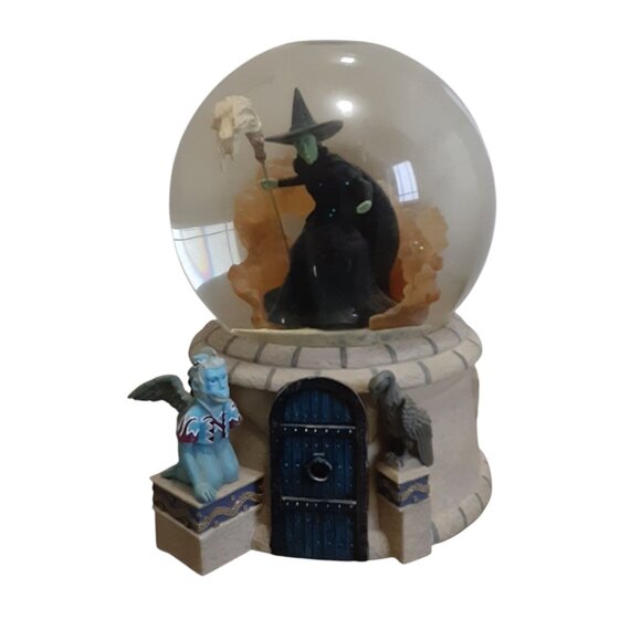 Wizard of Oz Snow Globe Wicked Witch Of West San Francisco Music Box 9" - Picture 1 of 4